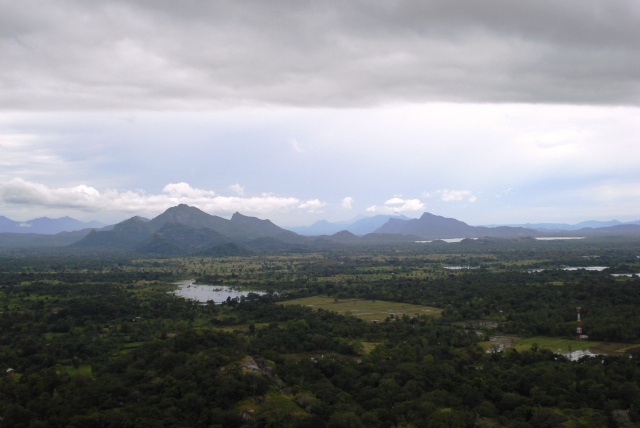 Northward view from Sigiriya Rock towards the Sri Lankan Hill Country